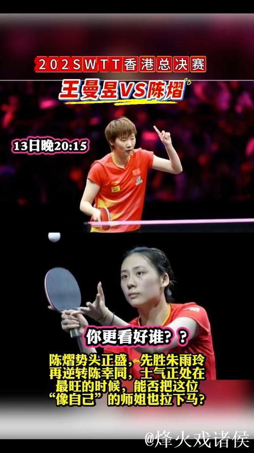 世乒联总决赛女单半决赛：陈熠VS王曼昱 集锦